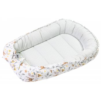 Babynest 2 in 1 din bumbac Minky Fawn