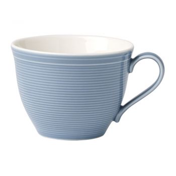 Ceașcă din porțelan pentru cafea Villeroy & Boch Like Color Loop, 250 ml, alb - albastru