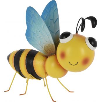 Decoratiune Bee, 39.5x13.6x35 cm, metal, multicolor la reducere