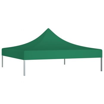 vidaXL Acoperiș pentru cort de petrecere, verde, 2 x 2 m, 270 g/m²