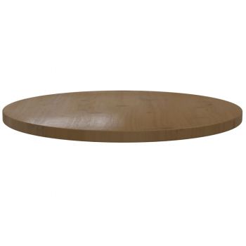 vidaXL Blat de masă, maro, Ø60x2,5 cm, lemn masiv de pin