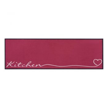 Covor tip traversă Zala Living The Kitchen, 50 x 150 cm, roșu