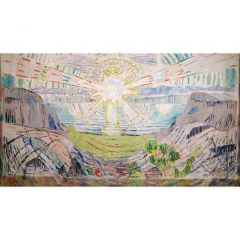 Reproducere tablou Edvard Munch - The Sun, 70 x 40 cm