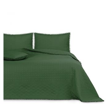 Cuvertură pentru pat AmeliaHome Meadore, 220 x 240 cm, verde