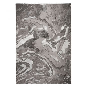 Covor Flair Rugs Marbled, 120 x 170 cm, gri