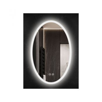 Oglinda rotunda Fluminia Picasso 50x80 cm cu iluminare LED exterior