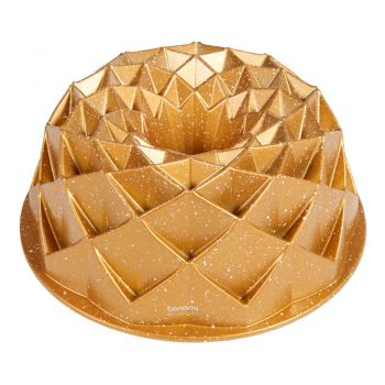 Formă de copt din aluminiu turnat Bonami Selection Jeweline, auriu ieftin