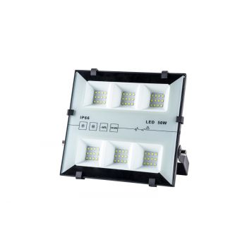 Proiector LED, Rezistent la Apa IP66, Lumina Rece 6000K, 220V, 50W