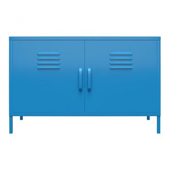 Dulap metalic albastru Novogratz Cache, 100 x 64 cm la reducere