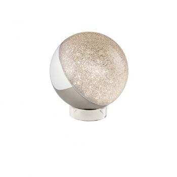 Veioza din Metal Argintiu D20xH23cm Sphere