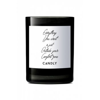 Candly - Lumanare parfumata de soia Everything you want is just outside your comfort zone 250 g