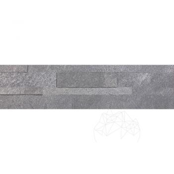 Panel 3D Quartit Flexibil SKIN - Black Star, 60 x 15 cm (cu 3M pe spate)