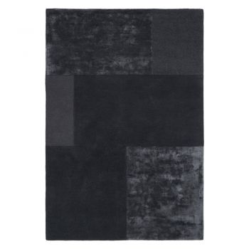 Covor Asiatic Carpets Tate Tonal Textures, 200 x 290 cm, antracit