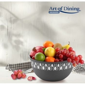 Bol Art of Dining, 28x13 cm, 5L, plastic, gri