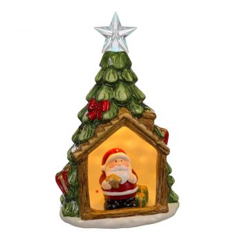 Decorațiune luminoasă de Crăciun din ceramică Casa Selección ieftina