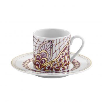 Set de cafea Kutahya Porselen, RU12KT4309107, 12 piese, portelan ieftin