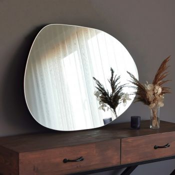 Oglinda decorativa Gusto, Neostill, 55x75 cm, negru