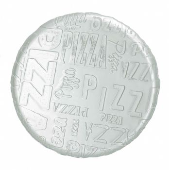 Farfurie pentru pizza Brandani, 34 cm, sticla, transparent