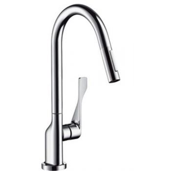 Baterie bucatarie Hansgrohe Axor Citterio dus extractibil