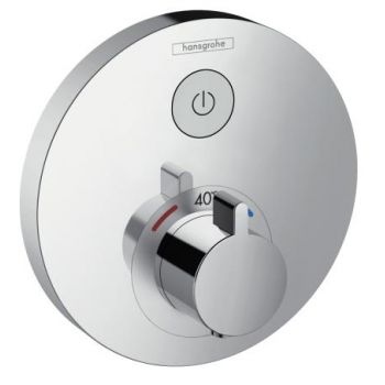 Baterie dus termostatata Hansgrohe ShowerSelect S cu 1 functie montaj incastrat necesita corp ingropat