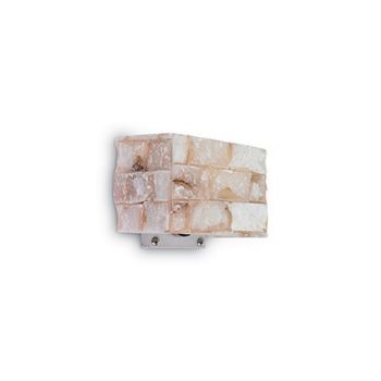 Aplica Ideal Lux Carrara AP1 1x40W G9 14x10x10cm alabastru
