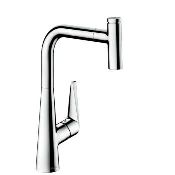Baterie bucatarie Hansgrohe M5115-H300 ComfortZone 300 dus extractibil crom