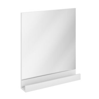Oglinda baie Ravak Concept 10° cu polita 65x75x11cm alb