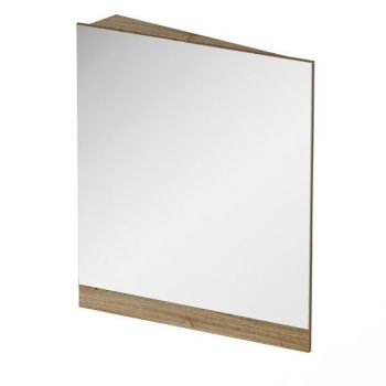 Oglinda de colt Ravak Concept 10° 55x75x15cm stanga nuc inchis