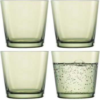 Set 4 pahare apa Zwiesel Glas Together cristal Tritan 367ml olive