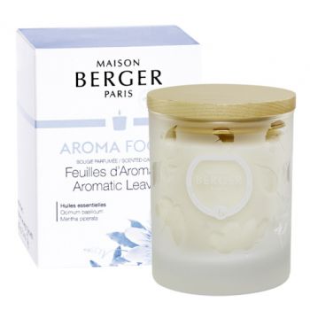 Lumanare parfumata Berger Aroma Focus Aromatic Leaves 180g