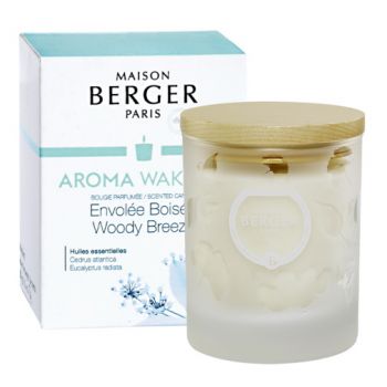 Lumanare parfumata Berger Aroma Wake-up Woody Breeze 180g