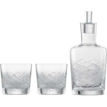 Set Zwiesel Glas Bar Premium No.2 Whisky design Charles Schumann handmade carafa 500ml si 2 pahare 397ml la reducere