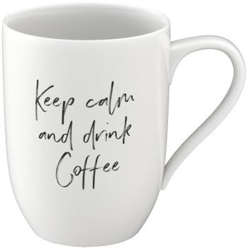 Cana Villeroy & Boch Statement Keep calm and drink Coffee 340ml