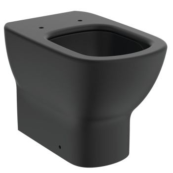 Vas WC Ideal Standard Tesi AquaBlade back-to-wall pentru rezervor ingropat negru mat la reducere