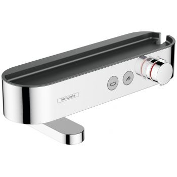 Baterie cada termostatata Hansgrohe ShowerTablet Select 400 cu pipa rotativa crom ieftina