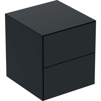 Dulap mediu suspendat Geberit ONE cu 2 sertare 45x47x49.2cm negru mat la reducere