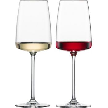 Set 2 pahare vin Zwiesel Glas Sensa Light & Fresh cristal Tritan 363ml