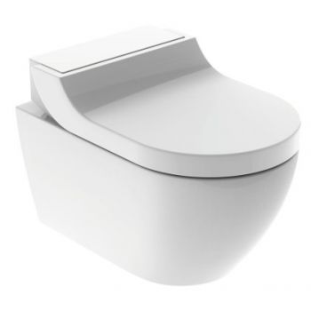 Set vas WC suspendat Geberit AquaClean Tuma Classic capac inchidere lenta functie bideu electric