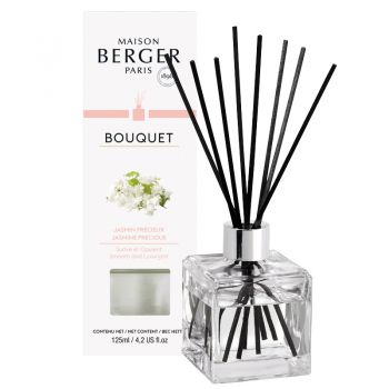 Difuzor parfum camera Maison Berger Bouquet Parfume Cube Jasmin Precieux 125ml