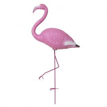 Flamingo decorativ pentru gradina, inaltime 100cm / EXT 9785