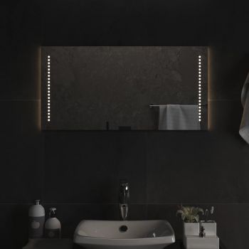 vidaXL Oglindă de baie cu LED, 80x40 cm