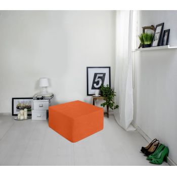 Taburet extensibil Urban Living, 63x36x63 cm, Orange
