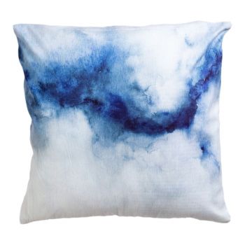 Pernă decorativă albastră-albă 45x45 cm Abstract - JAHU collections ieftina