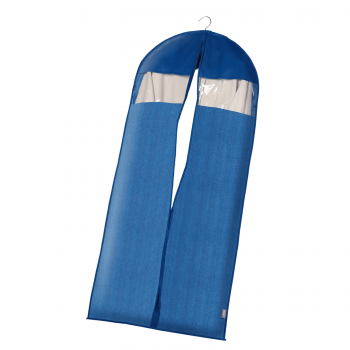 Husa pentru depozitare si protectie haine lungi, Denim, 60x137 cm ieftin