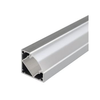 Profil Aluminiu ptr Banda LED L2m Argintiu