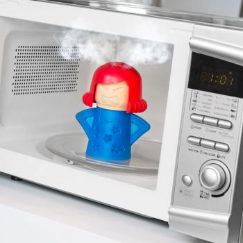 Dispozitiv pentru curatat cuptorul cu microunde Fuming Mum, InnovaGoods, 11 x 13 cm, polipropilena