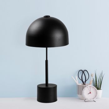 Lampa de masa, Mixed - 11497, Fulgor, 26 x 53 cm, 1 x E14, 40W, negru ieftina