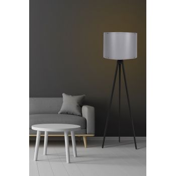 Lampadar, 113, FullHouse, 38 x 145 cm, 1 x E27, 60W, negru/gri ieftin
