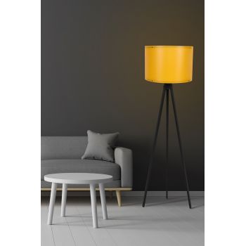 Lampadar, 114, FullHouse, 38 x 145 cm, 1 x E27, 60W, galben/negru ieftin