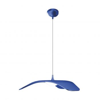 Lustra, L1900 - Blue, Lightric, 34 x 120 cm, LED, 10W, albastru ieftina